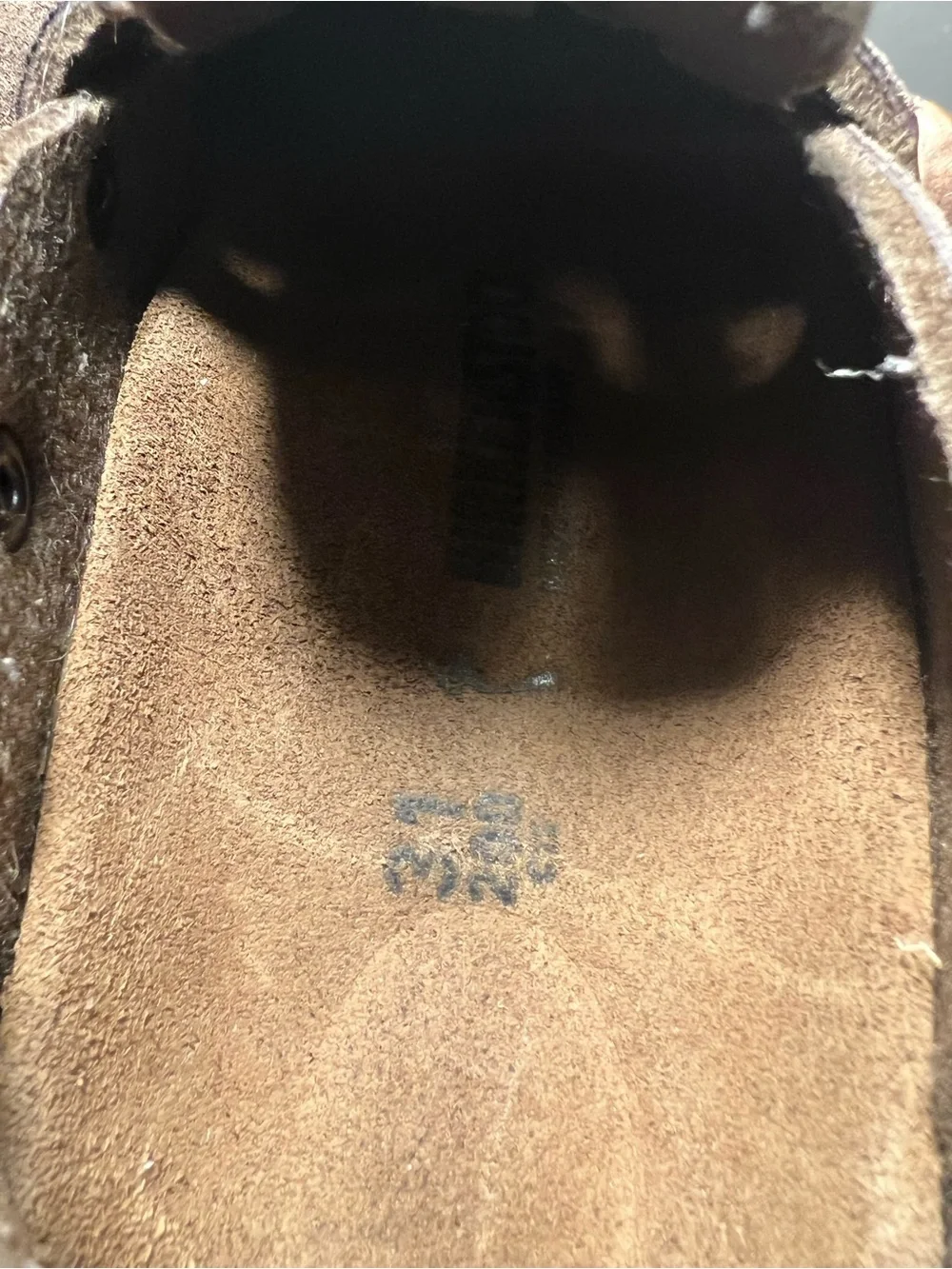 Birkenstock Kids Brown Suede Strap Clogs with Buckle stock (20)